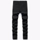 Men's Legendary Regular Boot Jean Ripped Slim Fit Denim Pants Trousers Comfort Waist Jean Men's Big and Tall