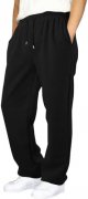 Men's Lined Sweatpants Wide Free Straight Leg Jogging Pants Workout High Waist Yoga Pants with Pockets