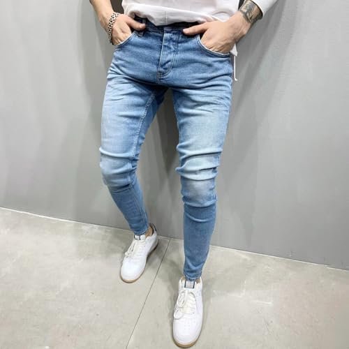 Jeans Fashion Trousers Cotton Hip Hop Loose Work Long Trousers Jeans Pants Men Relaxed fit Jeans Men's Jeans Relaxed