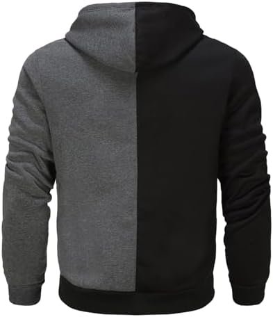 Mens Hooded Sweater Coat With Solid Color Zipper Pocket In Autumn And Winter Slip