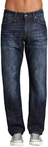 Mens Regular Rise Straight Leg Pants