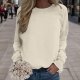 Womens Fashion Top Gradient Print Hooded Sweatshirt Pullover Long Sleeve Sweatshirt Lady Pullover Top