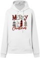 Womens Oversized Merry Christmas Hoodies Funny Xmas Tree Graphic Sweatshirt Casual Drawstring Pullover