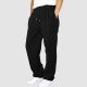 Men's Lined Sweatpants Wide Free Straight Leg Jogging Pants Workout High Waist Yoga Pants with Pockets