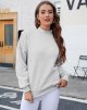 Womens Oversized Sweatshirt With Pockets Turtleneck Pollover Long Sleeve Fall Tops