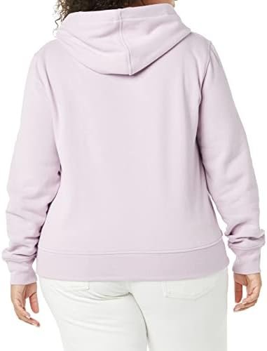 Women's Classic-Fit Long-Sleeve Open V-Neck Hooded Sweatshirt