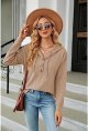 Women's Hoodies Autumn Thin Long Sleeve Sweatshirt Solid Colour Loose Top