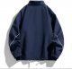 Men's Lapel Work Wear Windproof Jacket Casual Outdoor Long Sleeved Color Patchwork Jacket Mens Funnel Neck