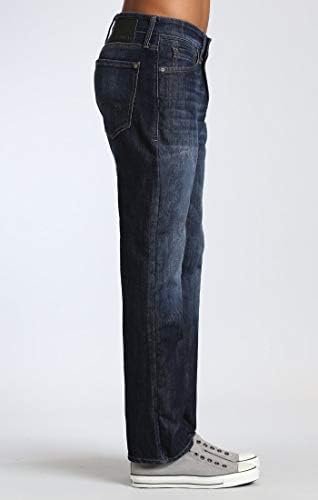 Mens Regular Rise Straight Leg Pants