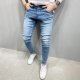 Jeans Fashion Trousers Cotton Hip Hop Loose Work Long Trousers Jeans Pants Men Relaxed fit Jeans Men's Jeans Relaxed